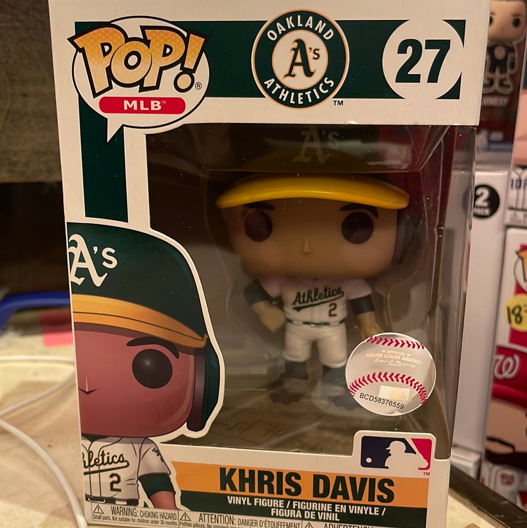 Khris Davis 27 Oakland Athletics Funko Pop! Vinyl figure