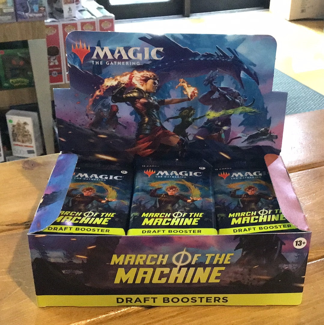 Magic the Gathering - March of the Machine Draft Booster Packs Tall Man Toys & Comics Magic the Gathering - March of the Machine Draft Booster Packs Tall Man Toys & Comics