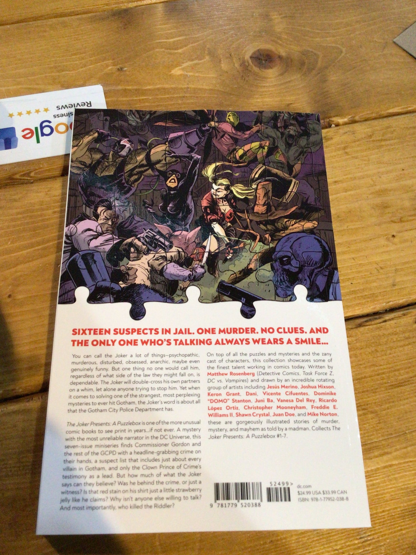 DC Comics- The Joker: A Puzzlebox - Graphic Novel