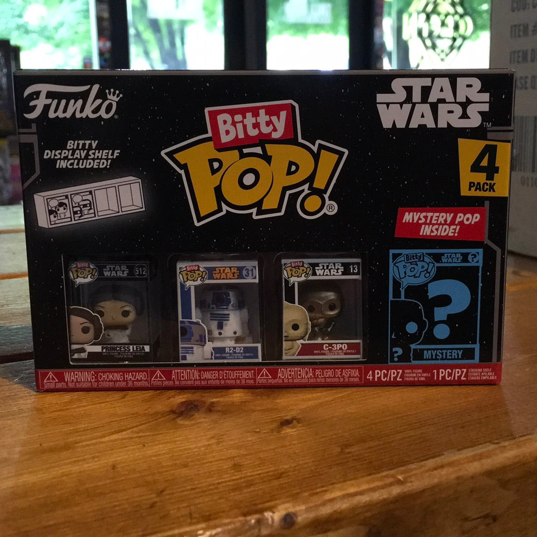 Pack de 4 Figuras Bitty POP! Leia - Funko Star Wars