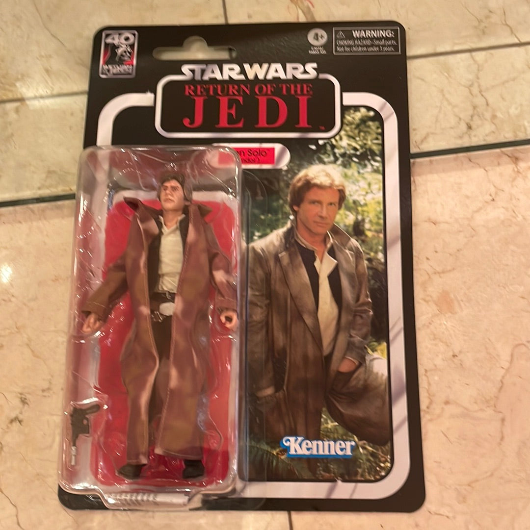 Star Wars black series rotj Han Solo Endor Kenner hasbro action