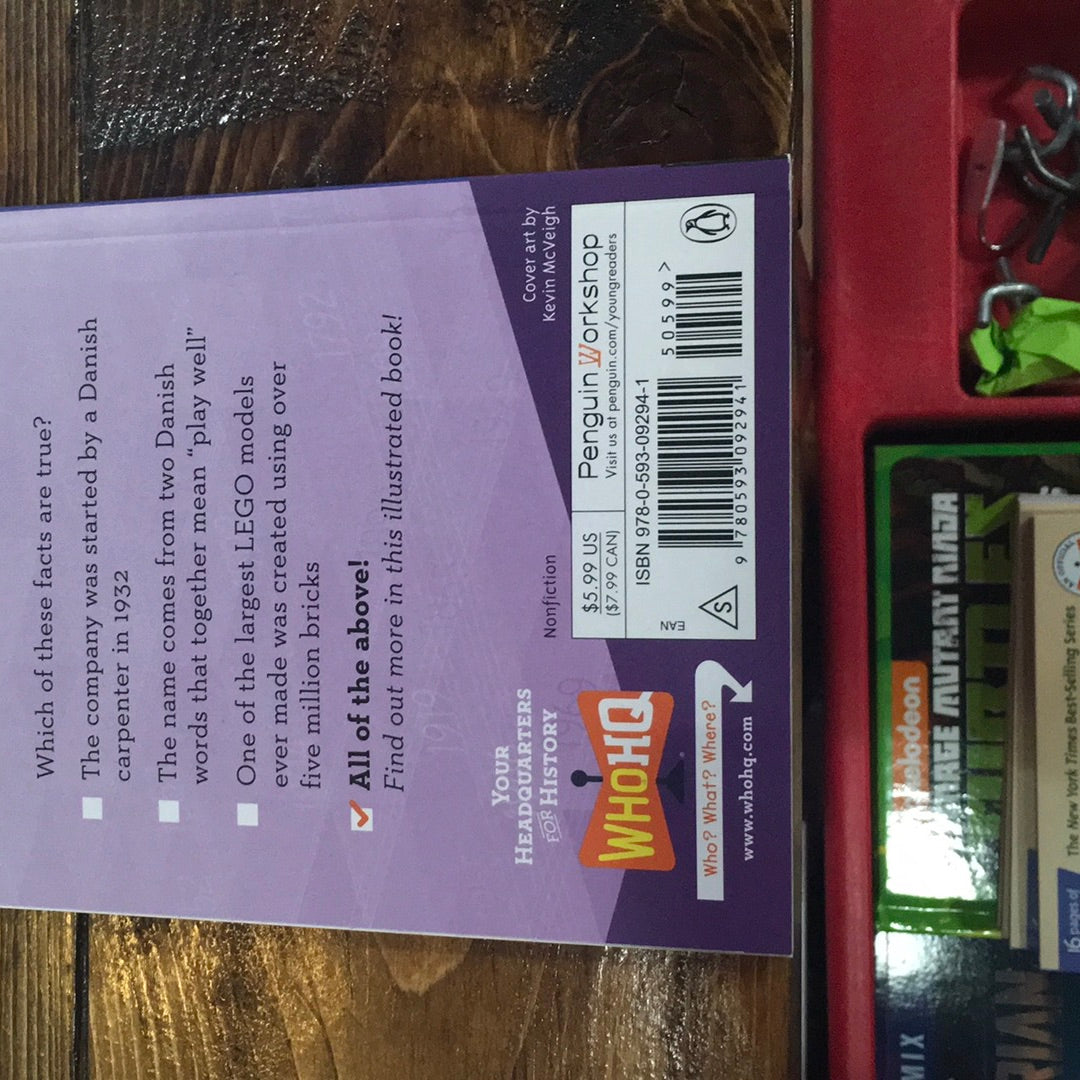 What is LEGO? (An Official WhoHQ Book)