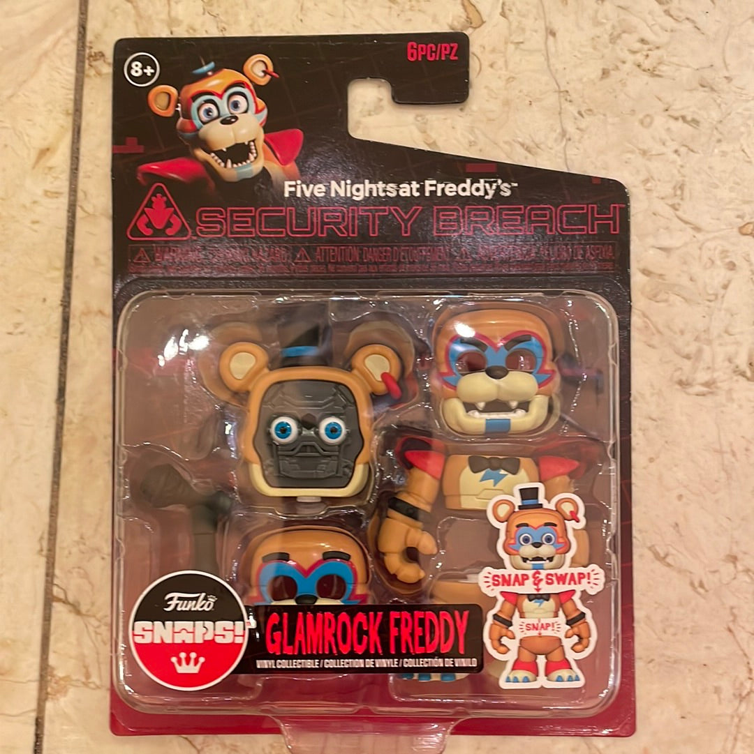 FNAF - Glamrock Freddy security breach snaps - Funko Action Figure (Video Games)