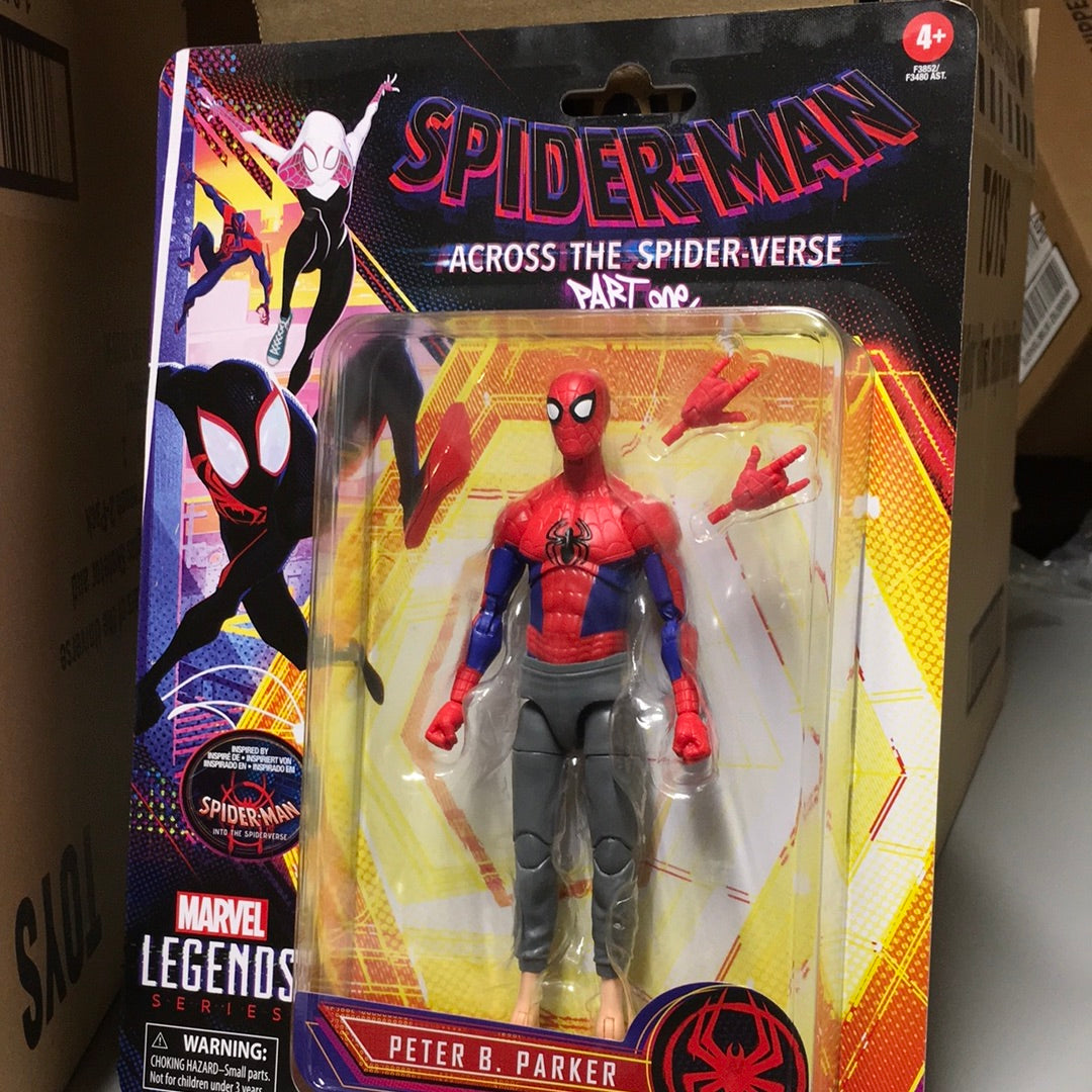 Marvel Spiderman across the spiderverse Peter B Parker Legends Series Action Figure