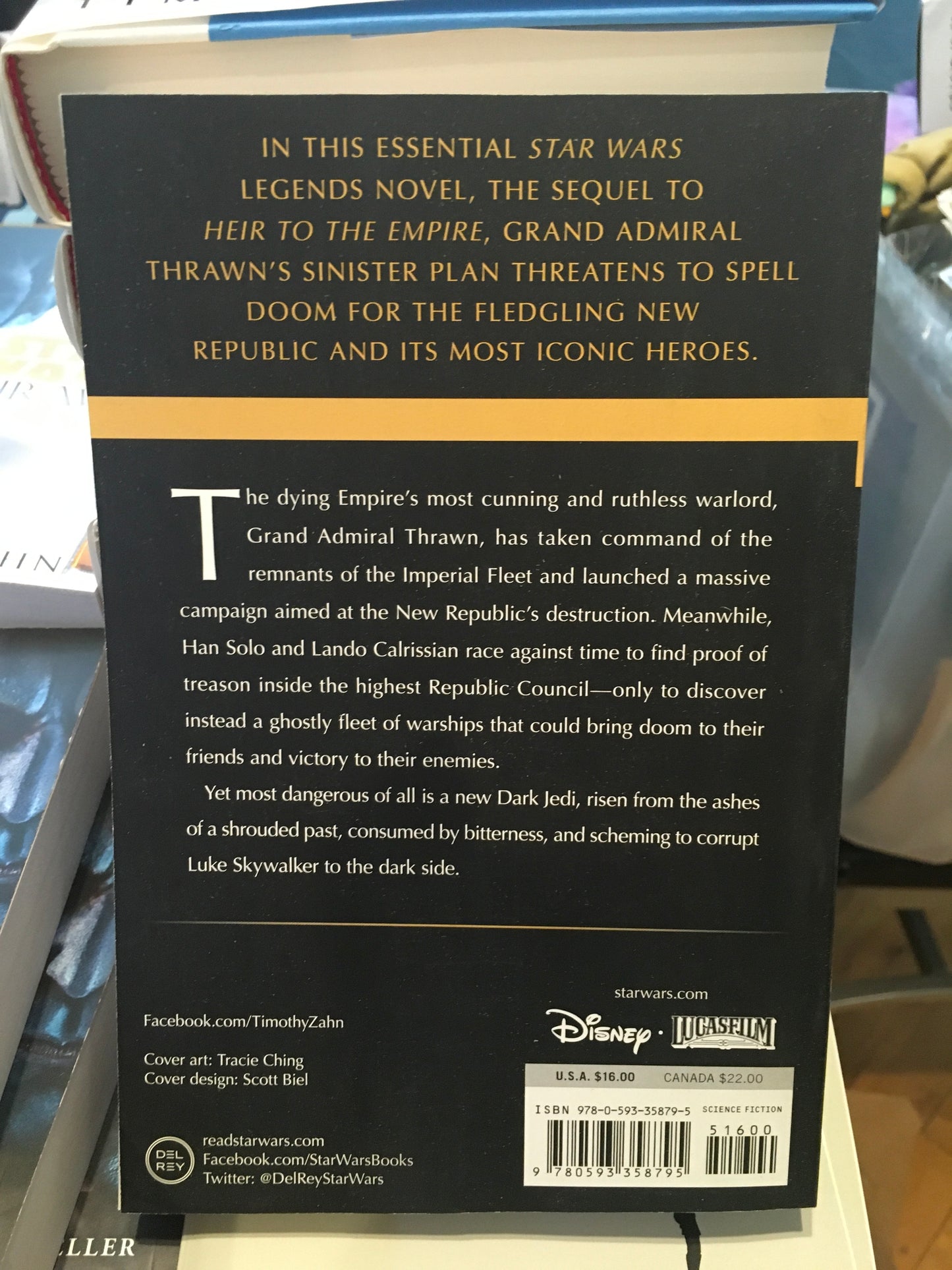 Star Wars: Dark Force Rising - Novel by Timothy Zahn
