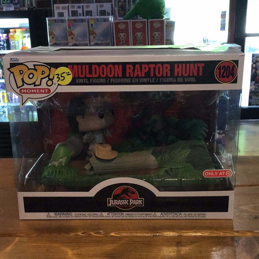 Jurassic Park Muldoon Raptor Hunt 1204 Exclusive Funko Pop! Vinyl figure