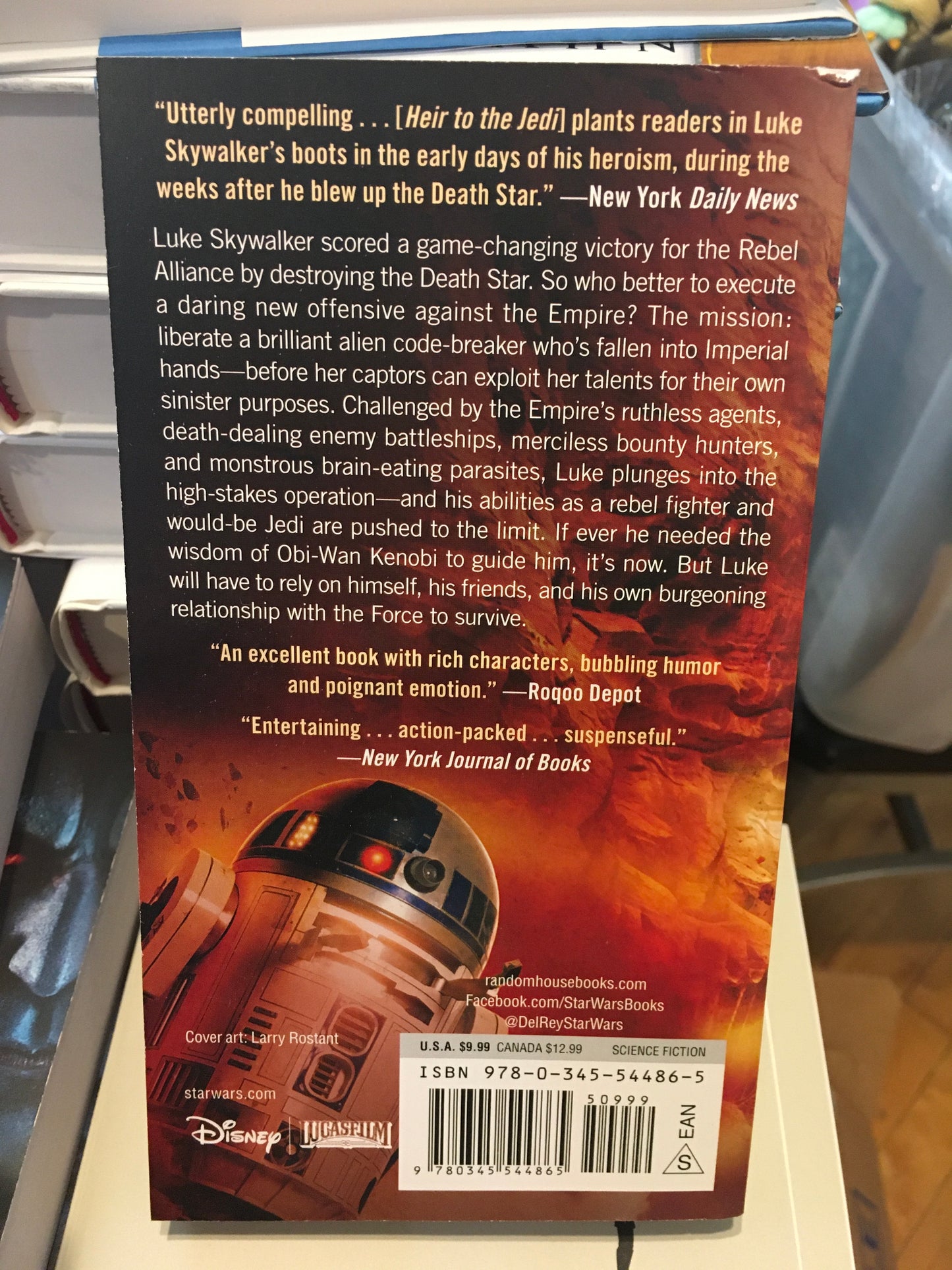 Star Wars: Heir to the Jedi- Novel by Kevin Hearne