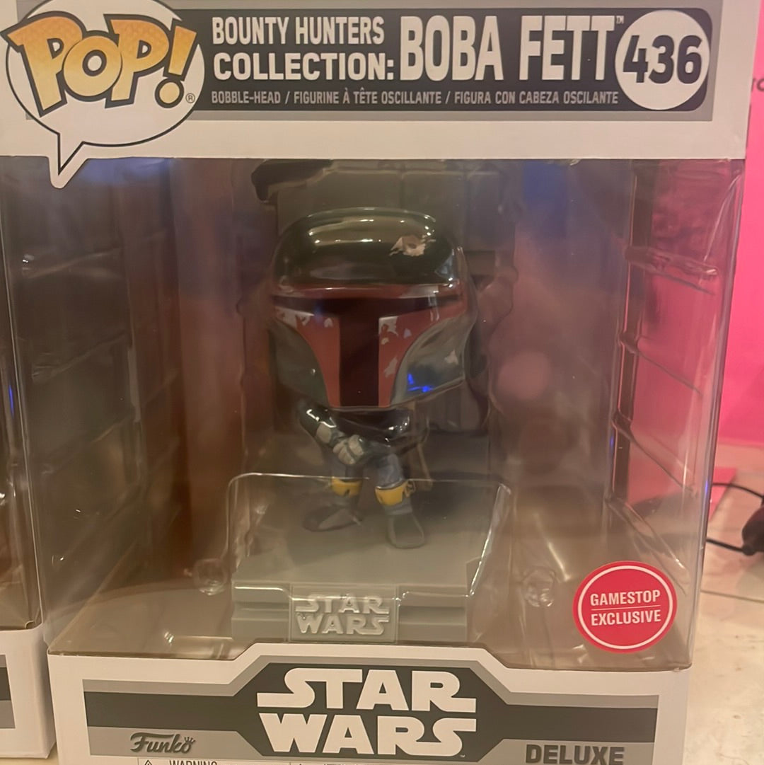 Star Wars Bounty Hunter Boba Fett 436 Exclusive Funko Pop! Vinyl Figure