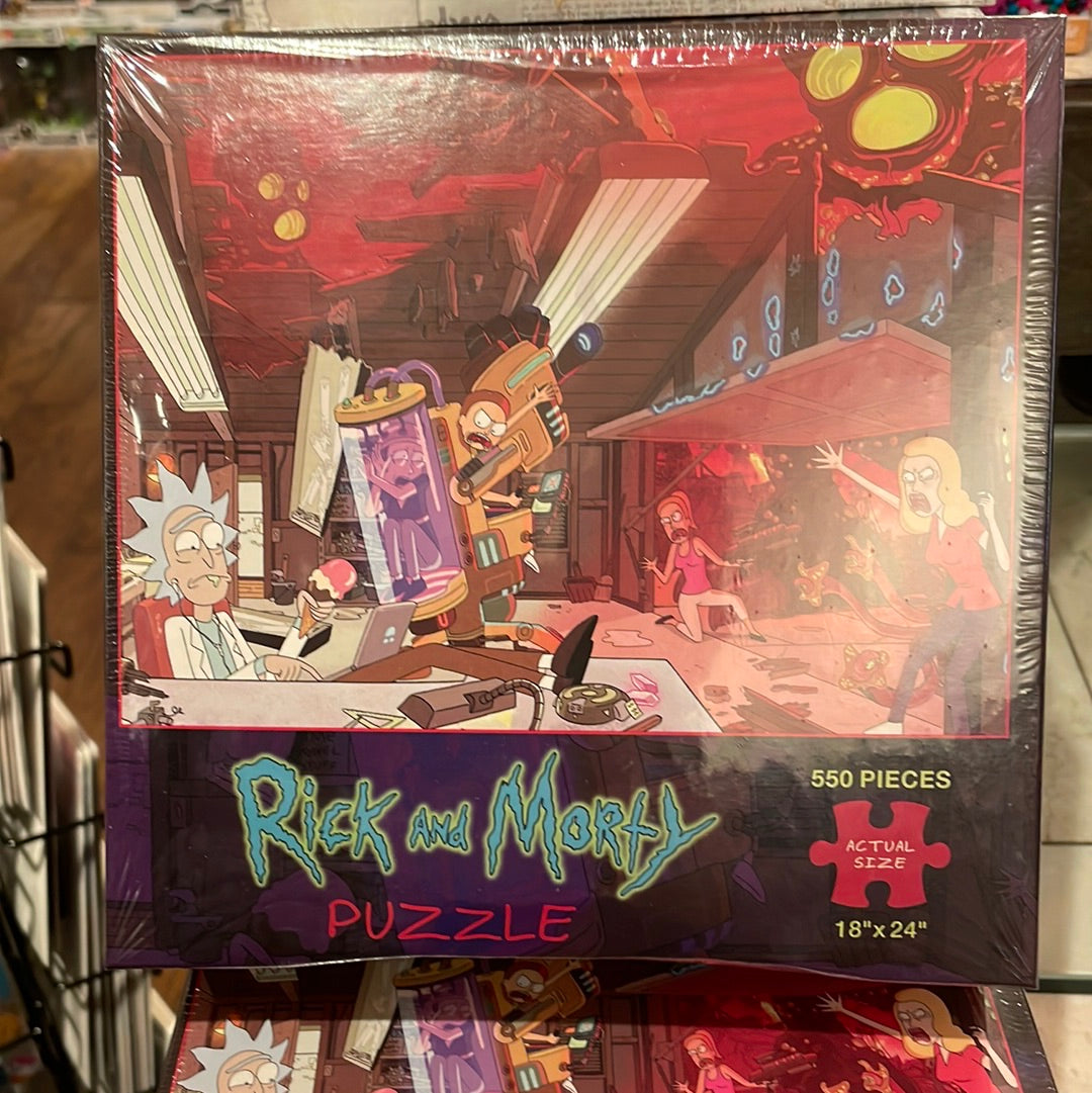 Rick and Morty 550 piece puzzle new