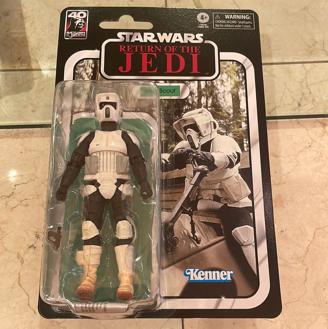 Star Wars black series rotj Biker Scout Kenner hasbro action figure
