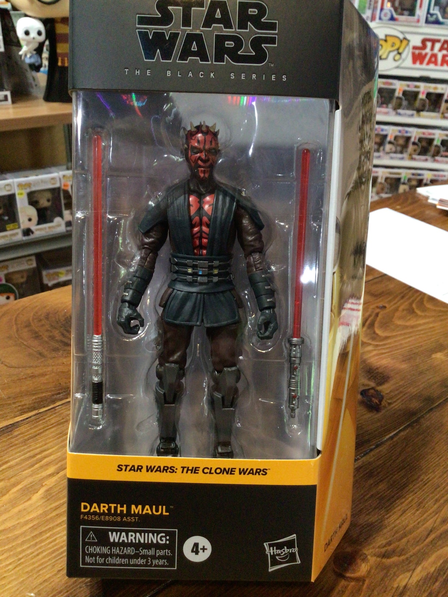 Star Wars Black Series Darth Maul Clone Wars Action Figure