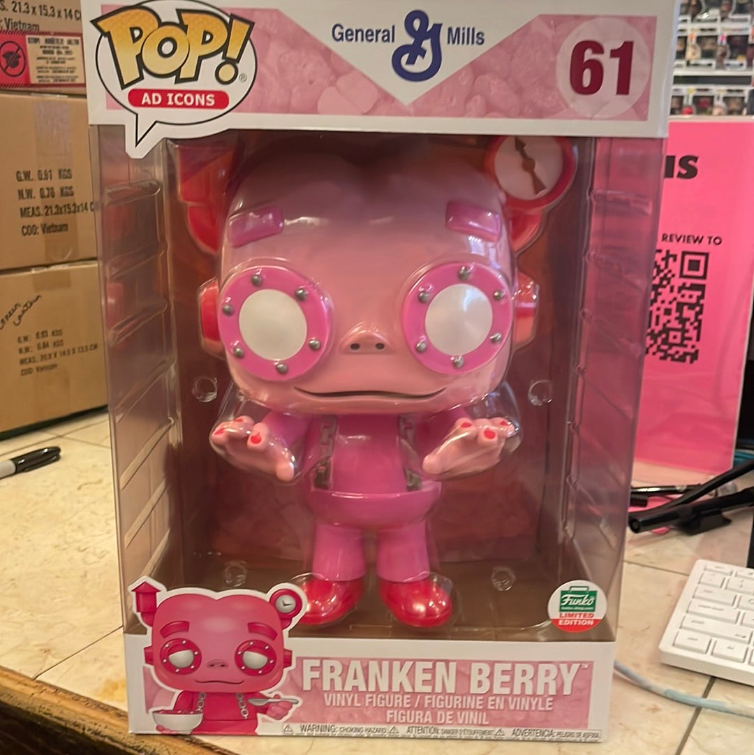 Icons Franken Berry 61 exclusive 10 inch Figure Funko Pop! Vinyl