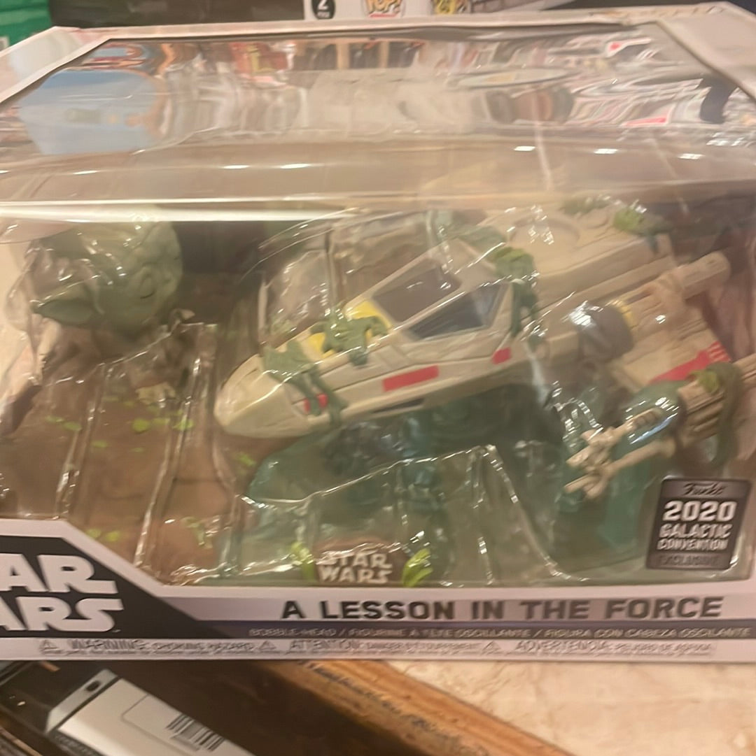 Star Wars yoda xwing Lesson in the force 382 Funko Pop! Vinyl figure