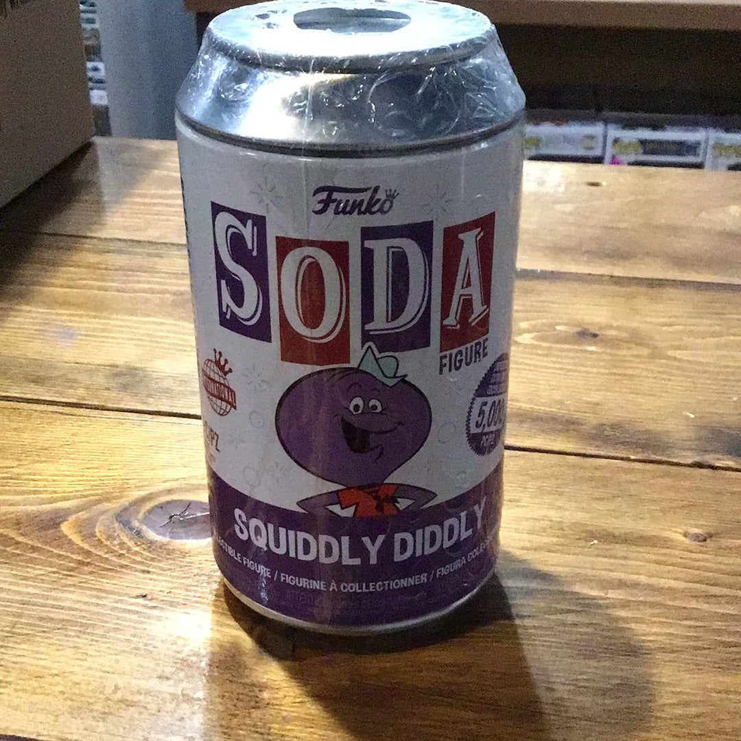 Hanna-Barbera Cartoon - Squiddly Diddly - Sealed Mystery Soda Figure by Funko - LIMIT 6