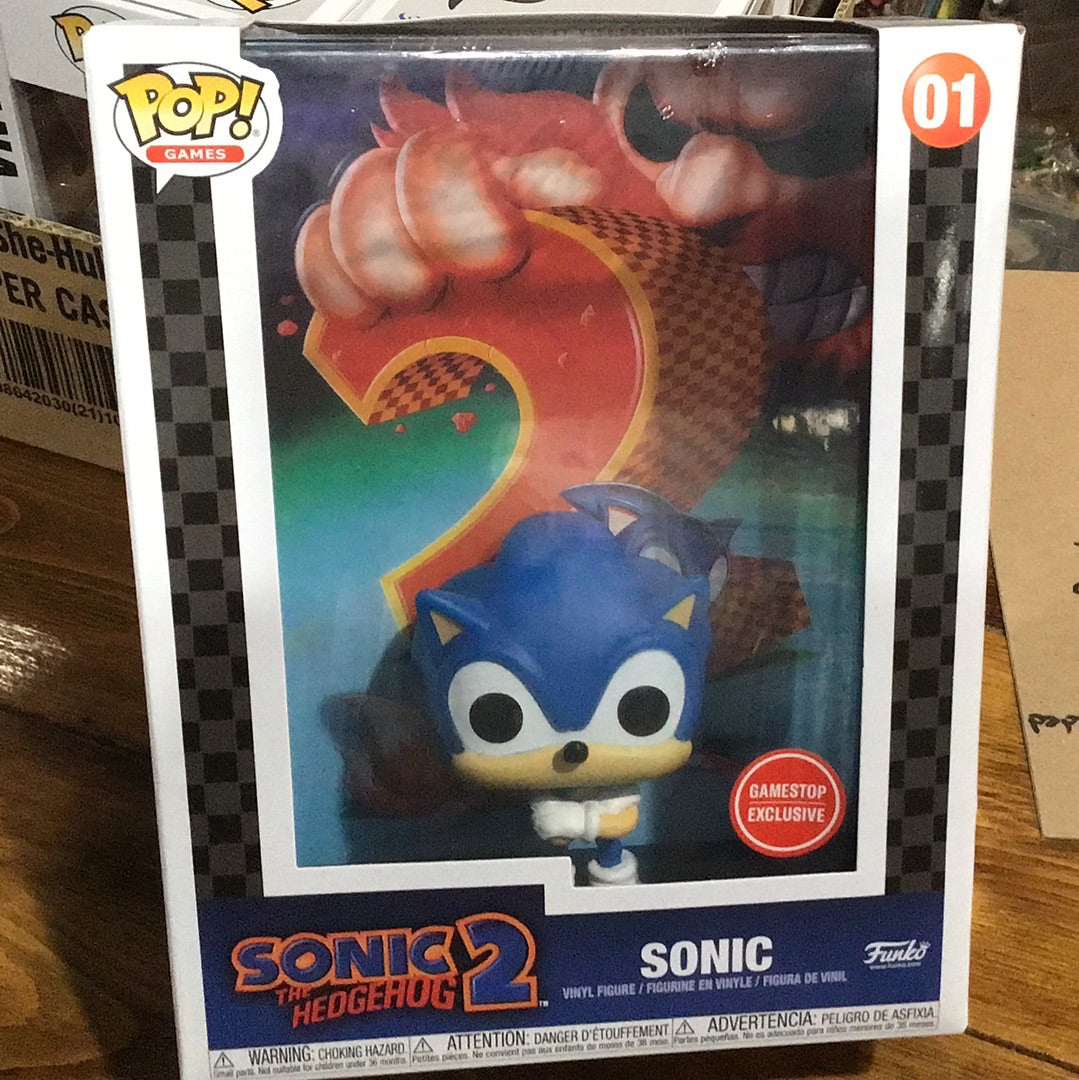 Video Game Cover: Sonic the hedgehog Exclusive Funko Pop! Vinyl Figure –  Tall Man Toys & Comics