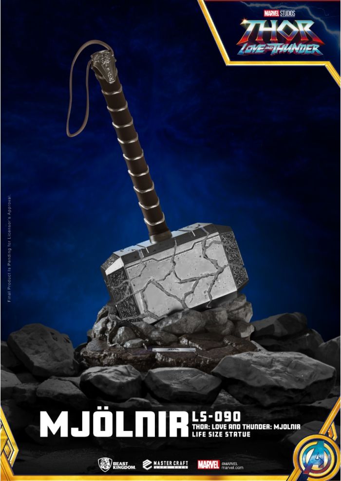 LS-090 Thor: Love and Thunder Mjolnir Life Size Statue Thor’s Hammer