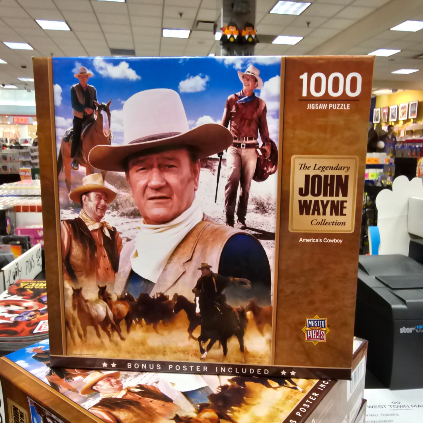 John Wayne 1000 Piece Puzzle Master Pieces Collection