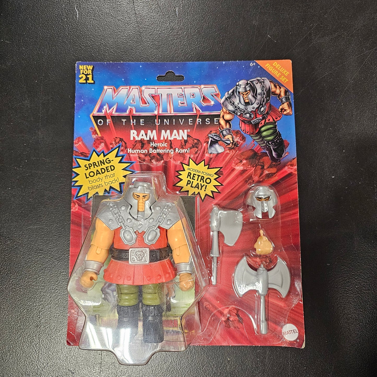 MOTU Masters of the Universe - Ram Man - Mattel retro Action Figure
