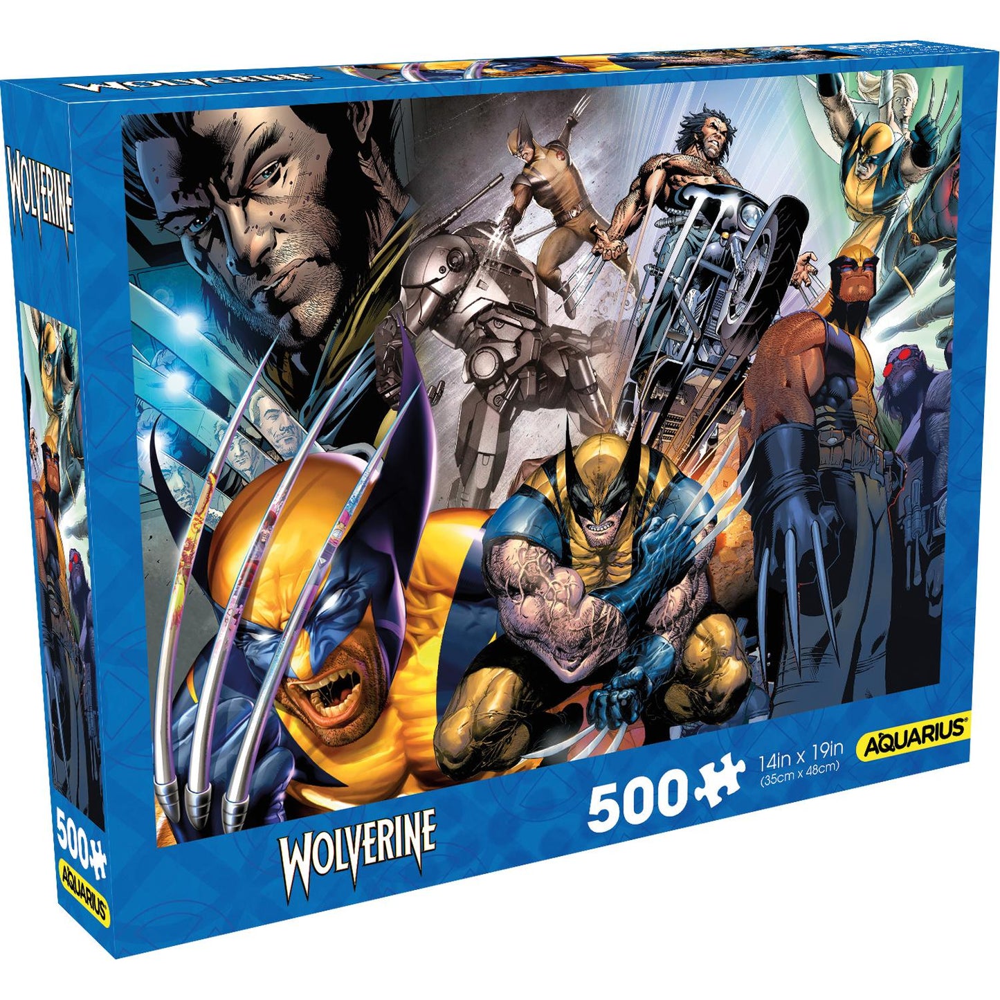 Aquarius Puzzles: Wolverine Collage - 500 PCs