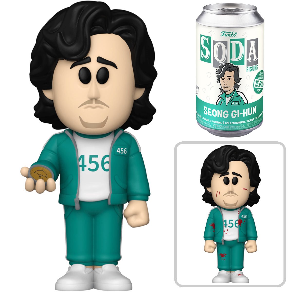 Squid Game Seong Gi-Hun Sealed Mystery Soda Figure Funko - LIMIT 6