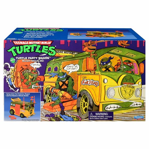 TMNT - Turtle Party Wagon Mutant Attack Van by Playmates