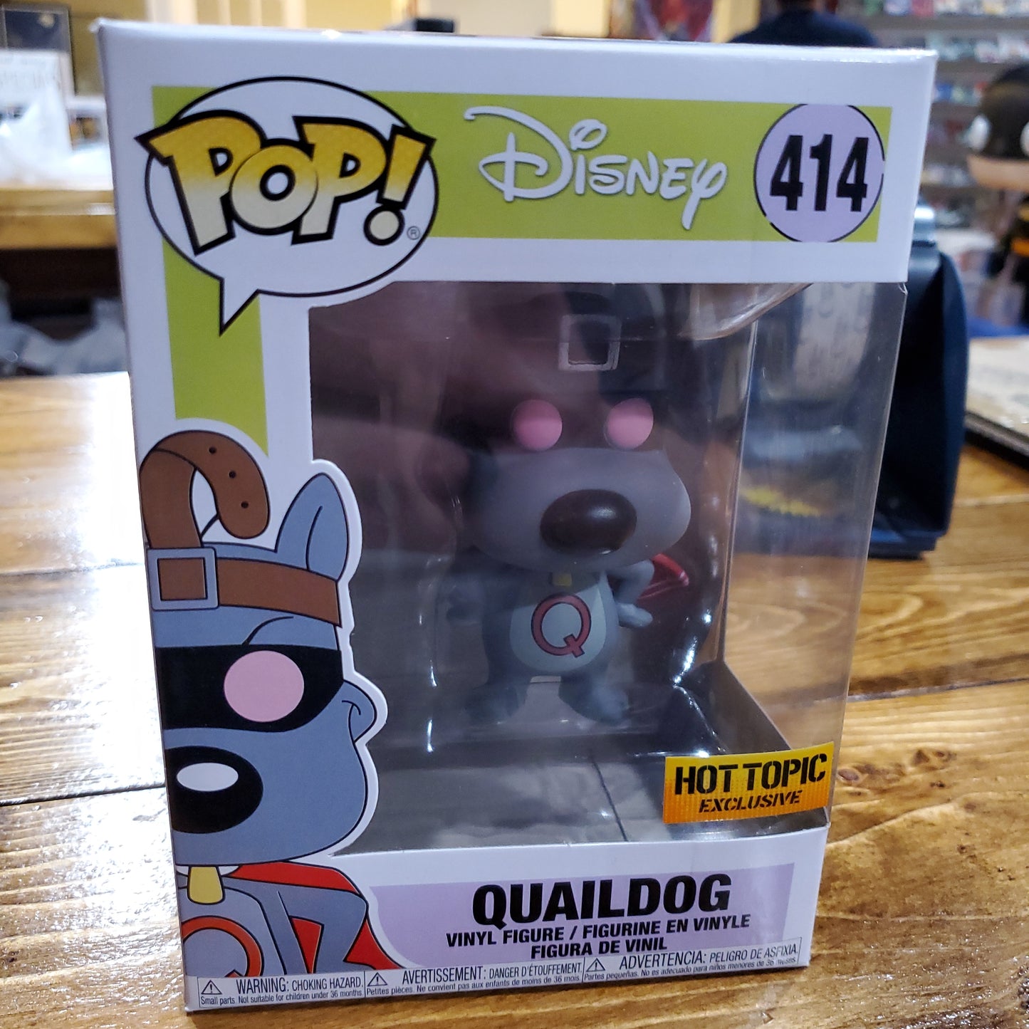 Doug Quaildog Disney exclusive Funko Pop! Vinyl figure cartoon