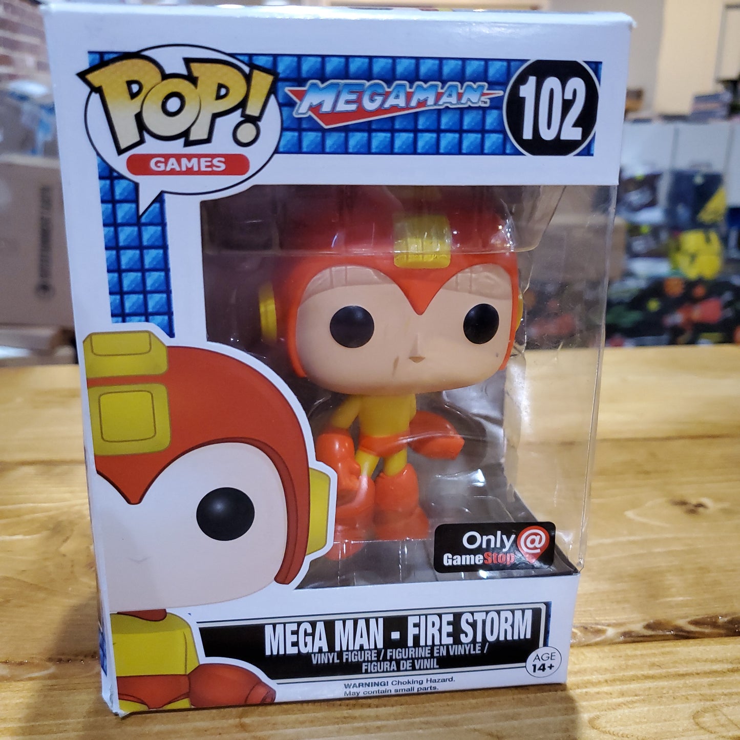 Mega Man - Fire Storm Gamestop exclusive Funko Pop! Vinyl figure