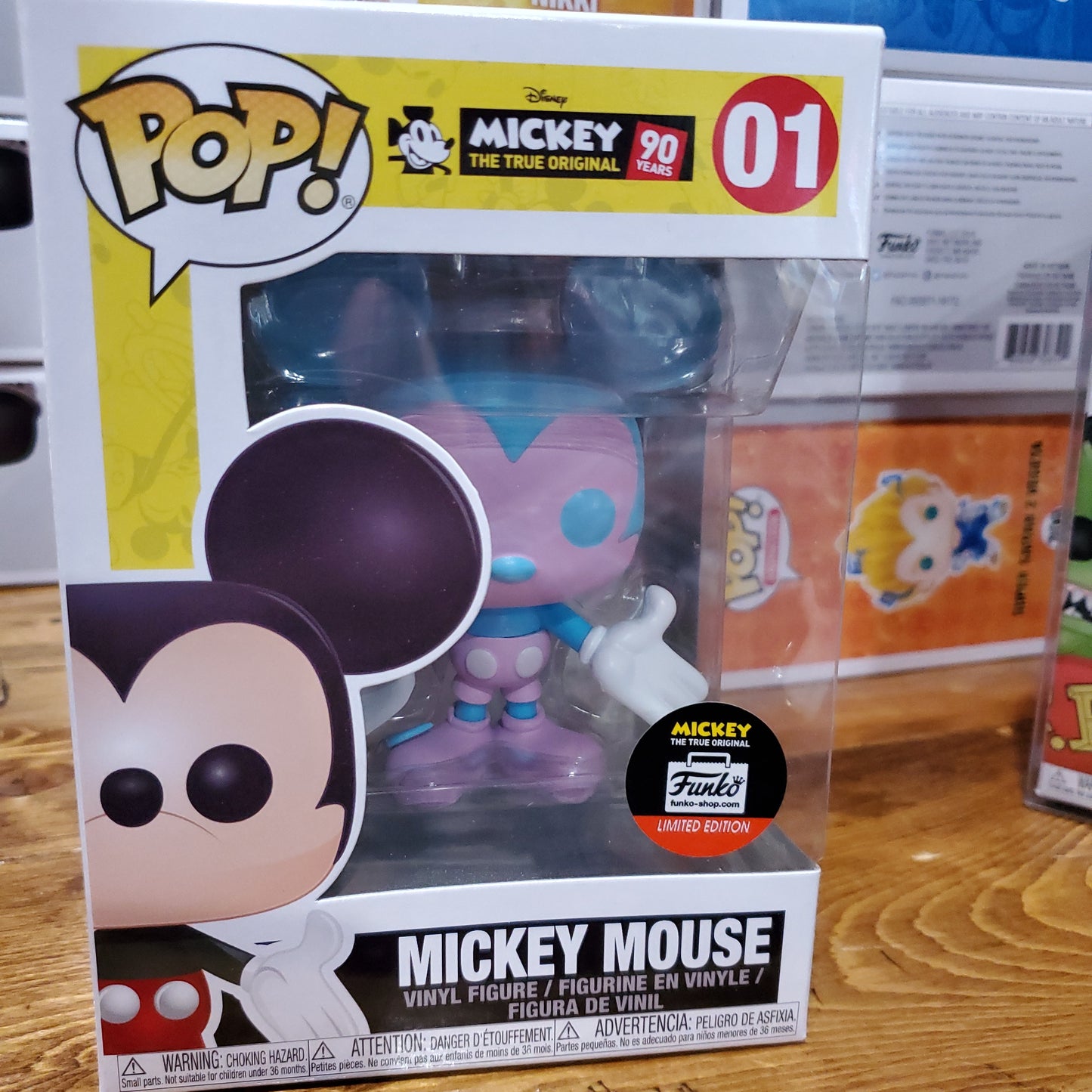 Mickey Teal/Purple exclusive Funko Pop! Vinyl figure