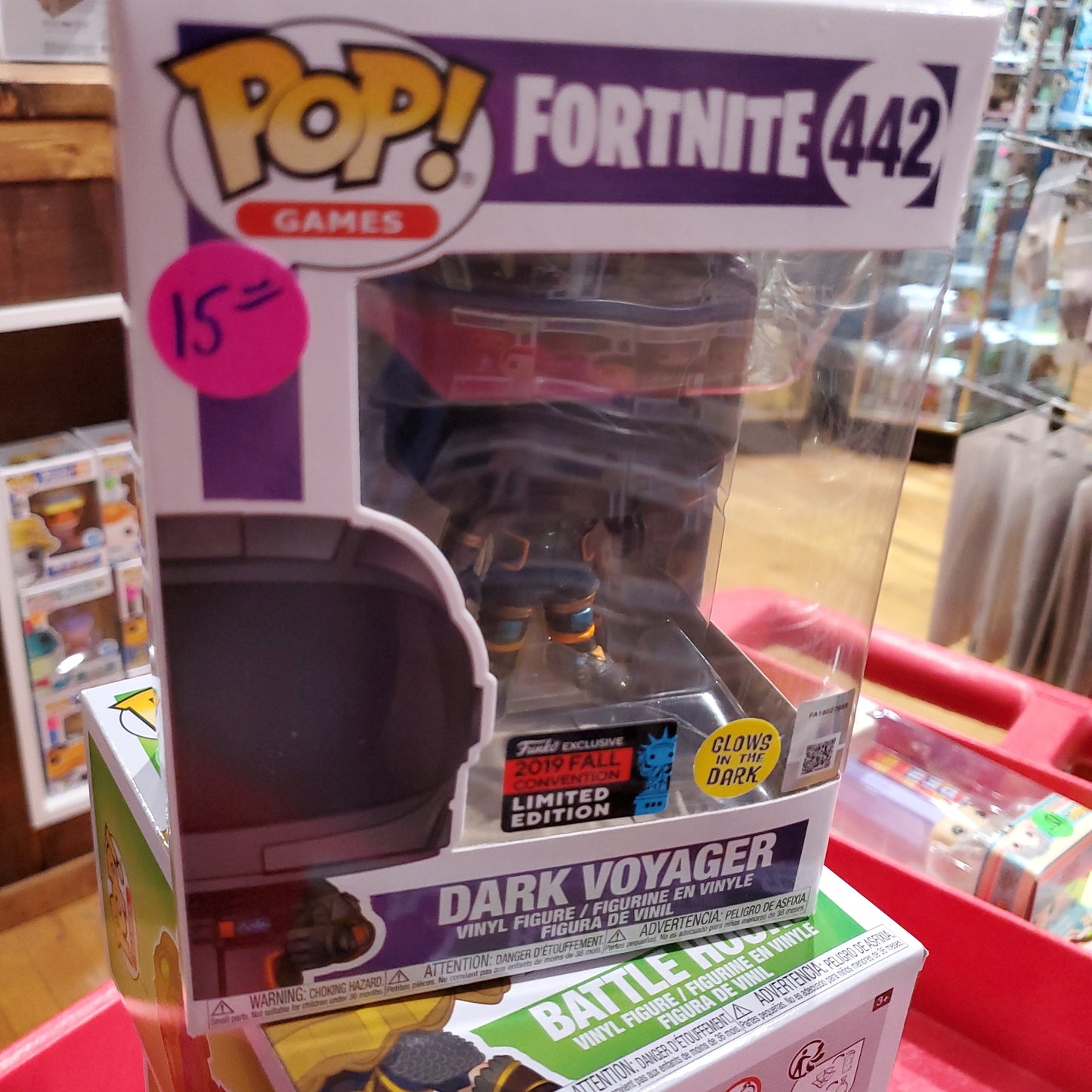 Fortnite Dark Voyager GITD exclusive #442 Games Funko Pop! Vinyl Figure 2020