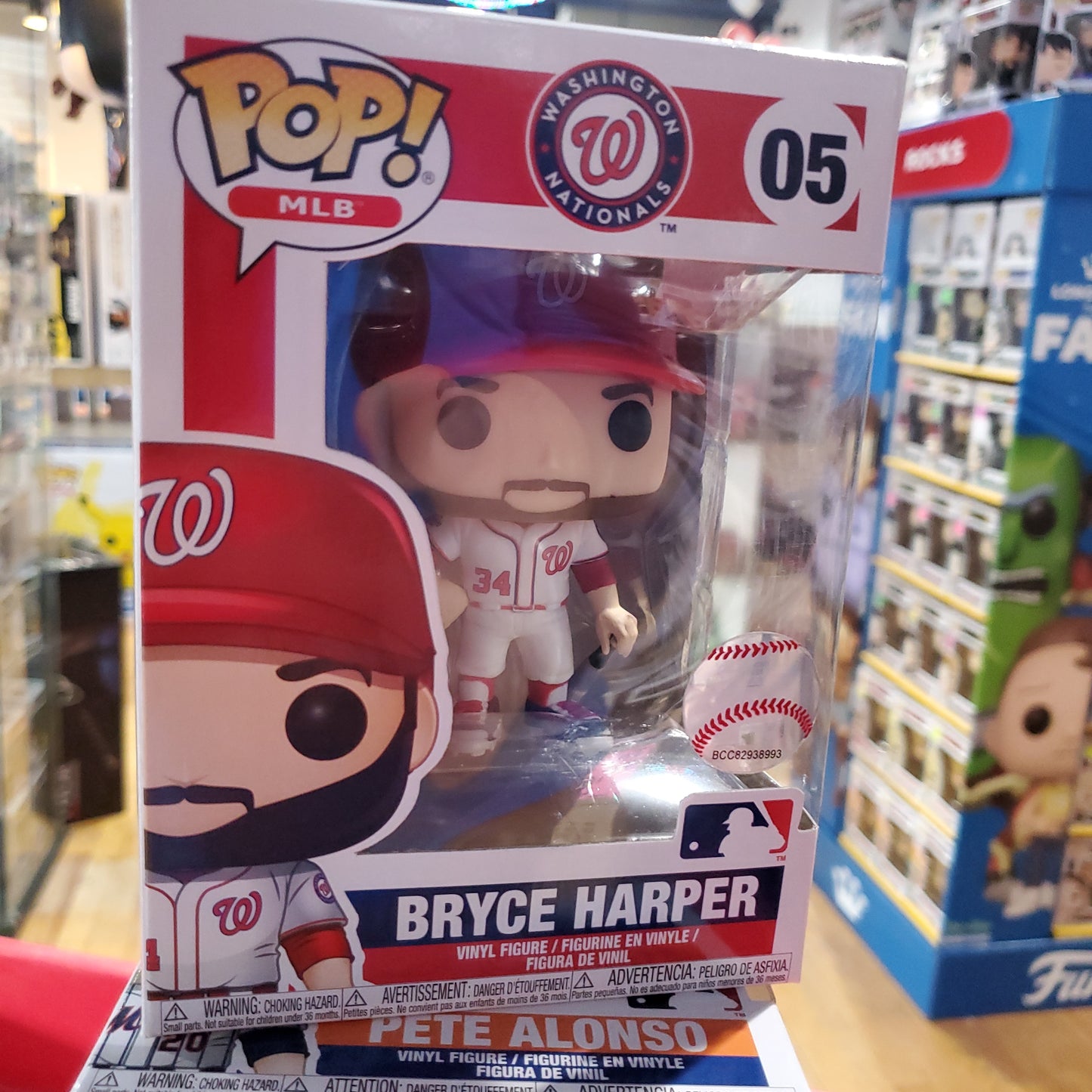 Nationals Bryce Harper Funko Pop! Vinyl figure MLB sports