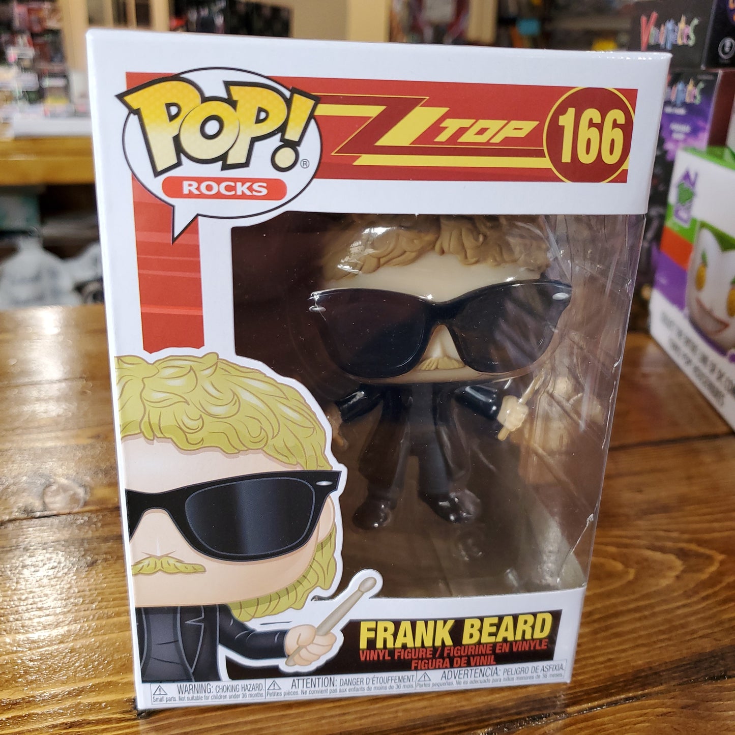 ZZ Top - Frank Beard #166 - Funko Pop! Vinyl Figure (Rocks)