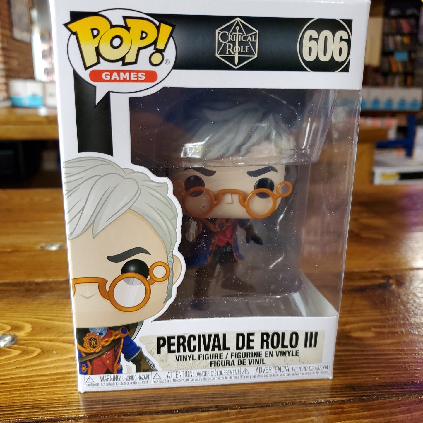 Vox Machina/Critical Role Percival De Rolo III Funko Pop! Vinyl figure games