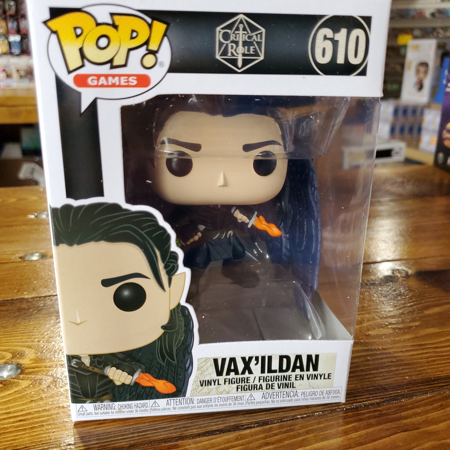 Vox Machina/Critical Role Vax'Ildan Funko Pop! Vinyl figure games