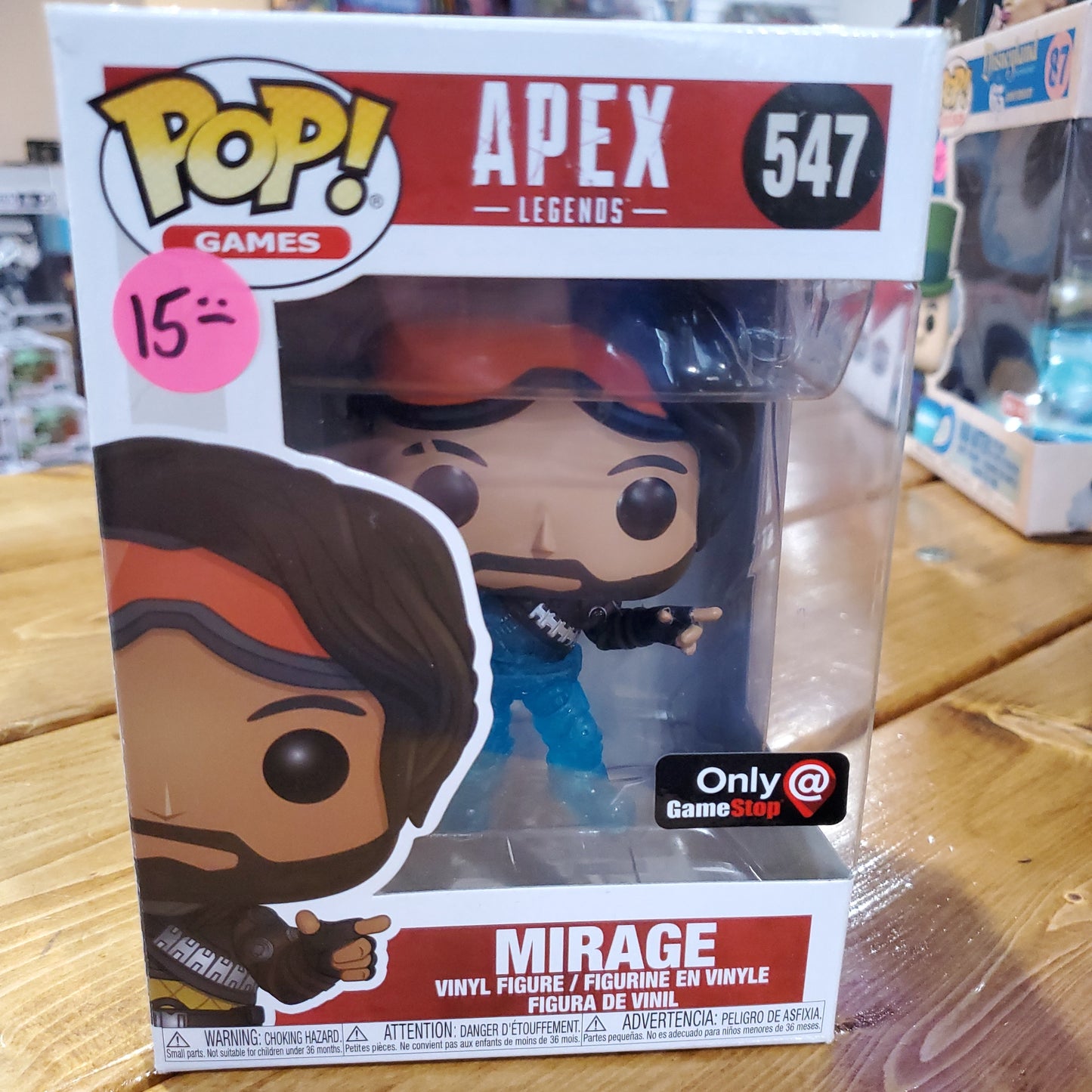 Apex Legends Mirage Gamestop Exclusive Funko Pop! Vinyl figure video games
