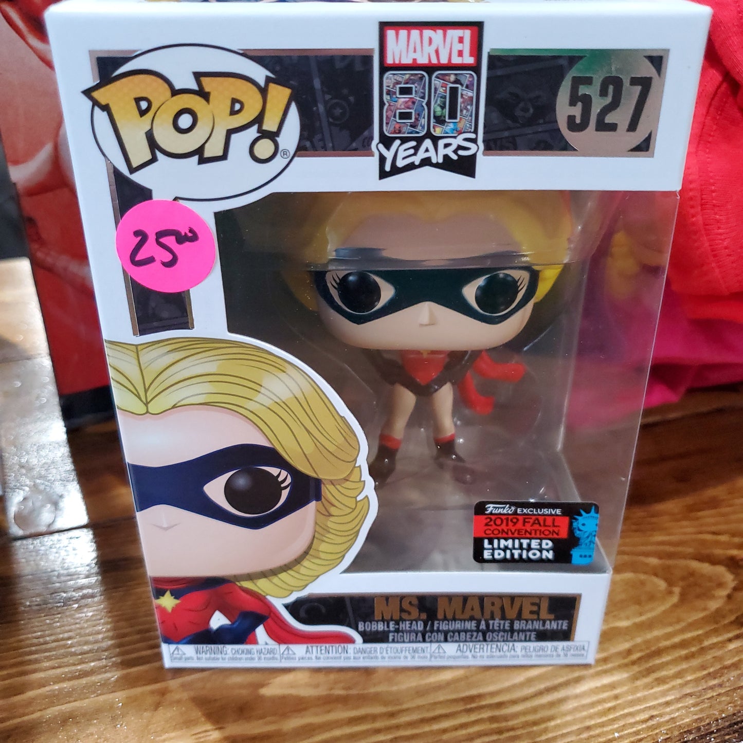 Ms. Marvel NYCC exclusive Funko Pop! Vinyl figure 2020