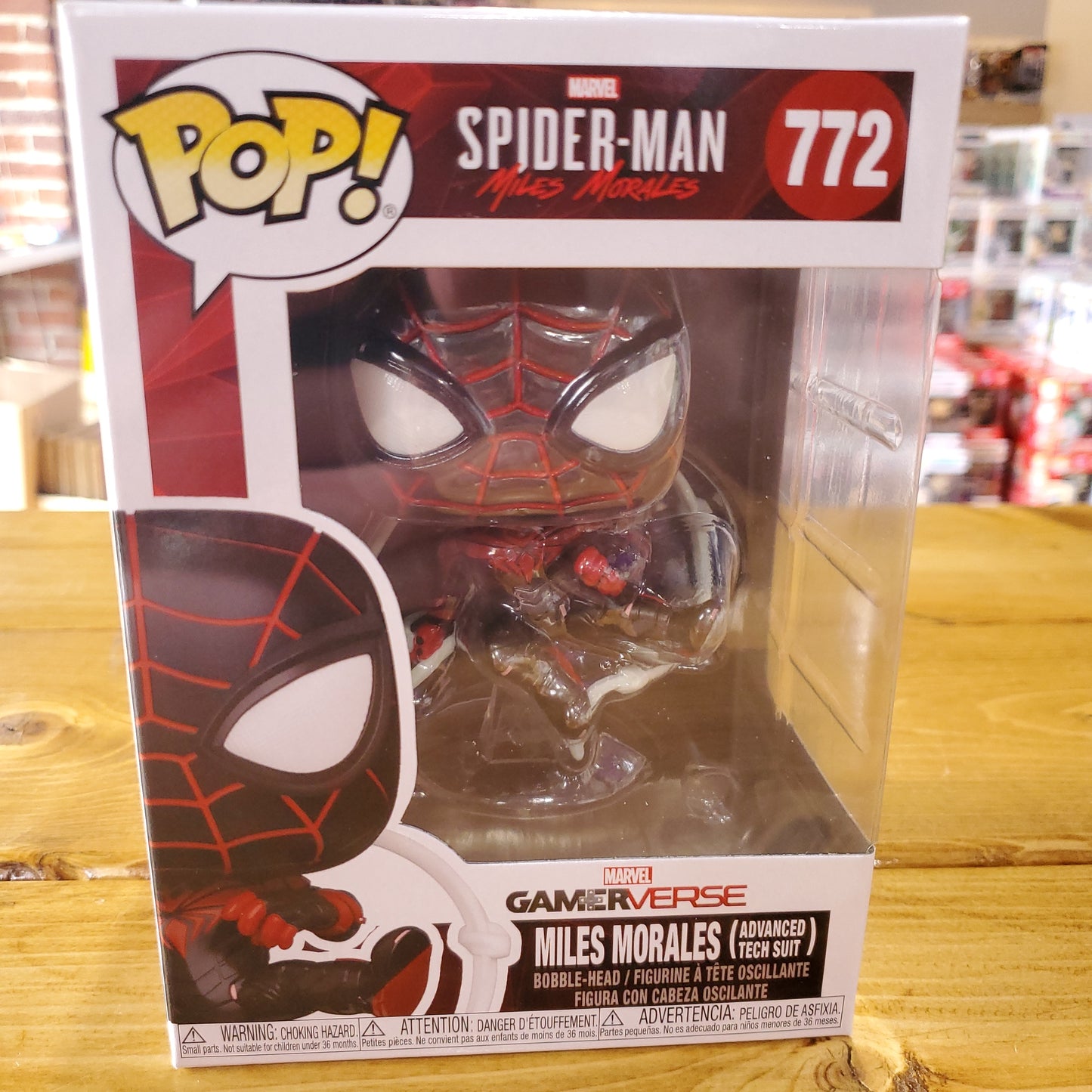 Spider-Man Miles Morales (Advanced Tech Suit) Funko Pop! Vinyl figure Marvel
