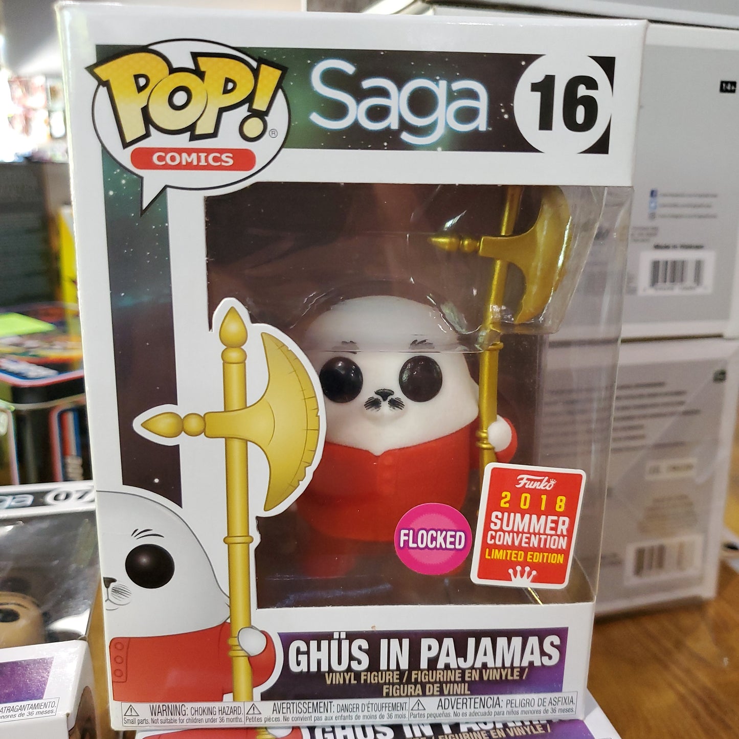 Saga Ghus in Pajamas Flocked summer convention exclusive Funko Pop! Vinyl figure STORE