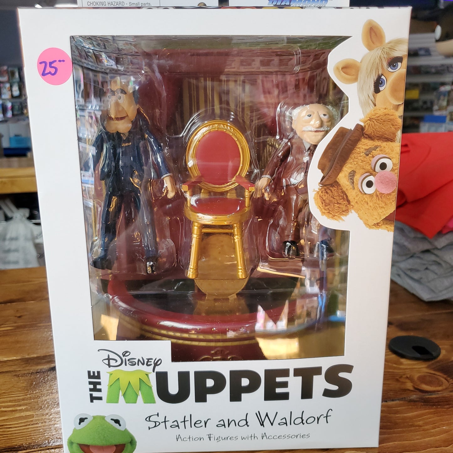 The Muppets Statler and Waldorf figures