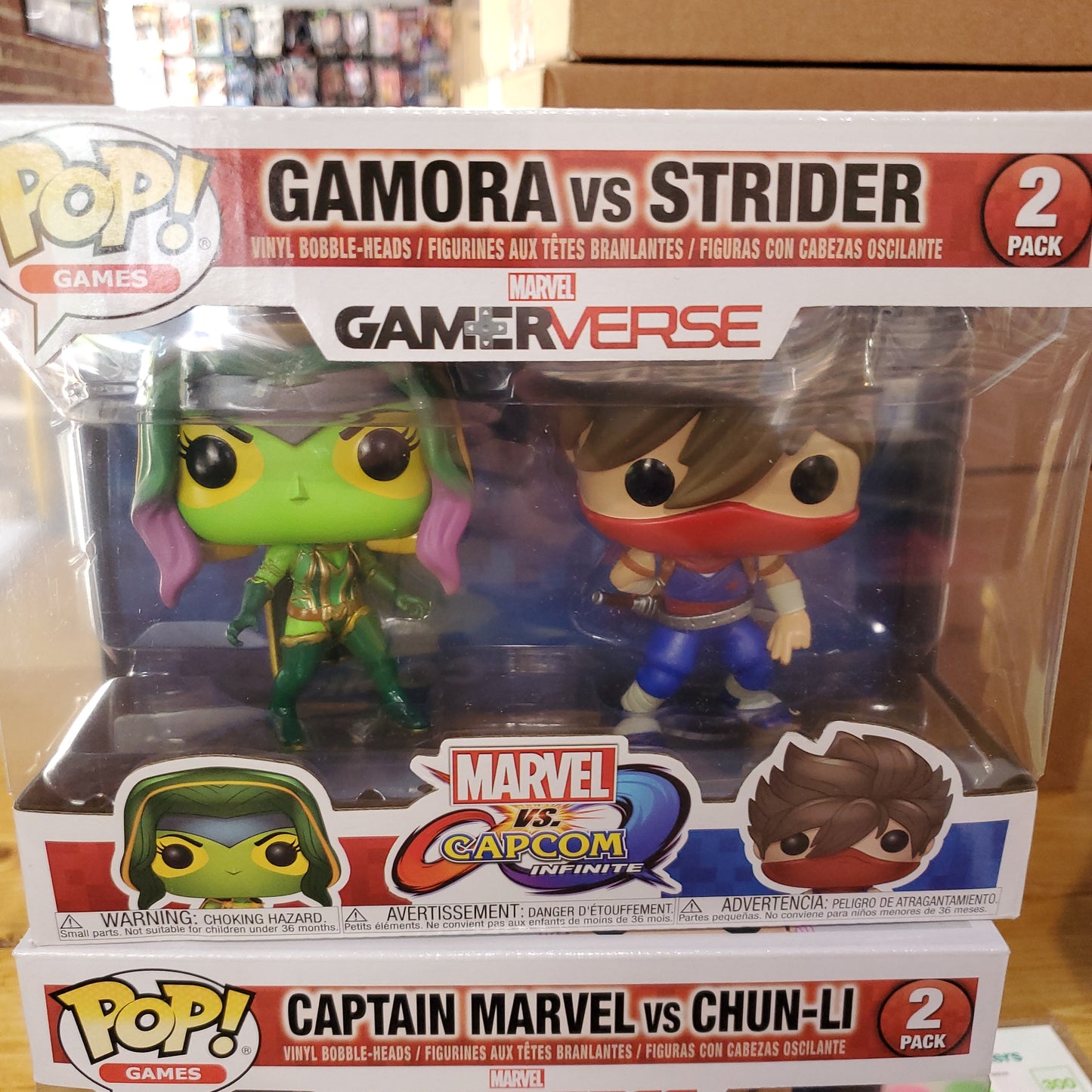 Gameverse 2pack Gamora vs Strider Funko Pop! Vinyl figure (video games)