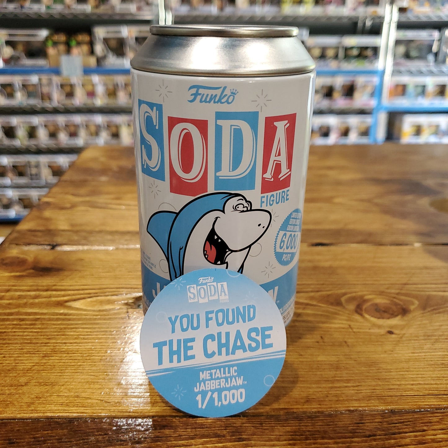 Vinyl Soda Jabberjaw sealed Mystery Funko figure