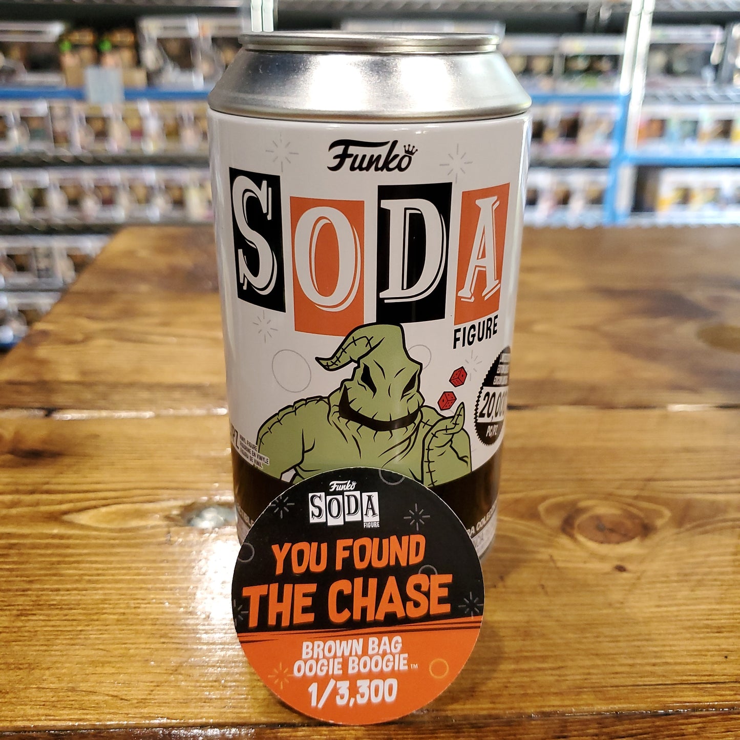 Vinyl Soda TNBC Oogie Boogie sealed Mystery Funko figure