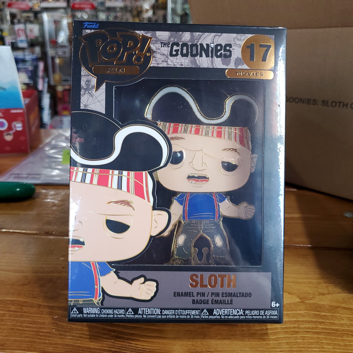 Sloth - The Goonies Funko Pop! Pins (Movies)