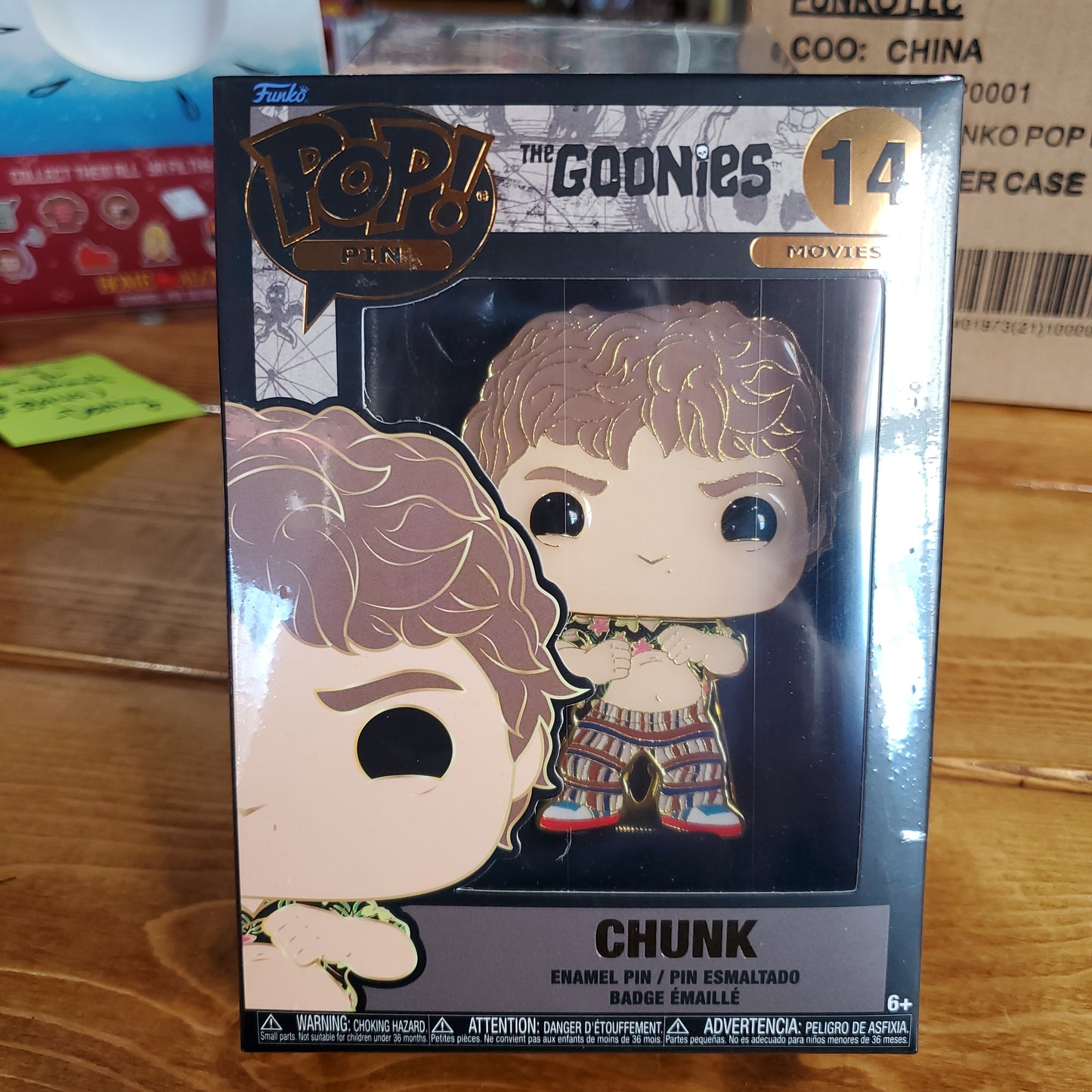 Chunk - The Goonies Funko Pop! Pins (Movies)