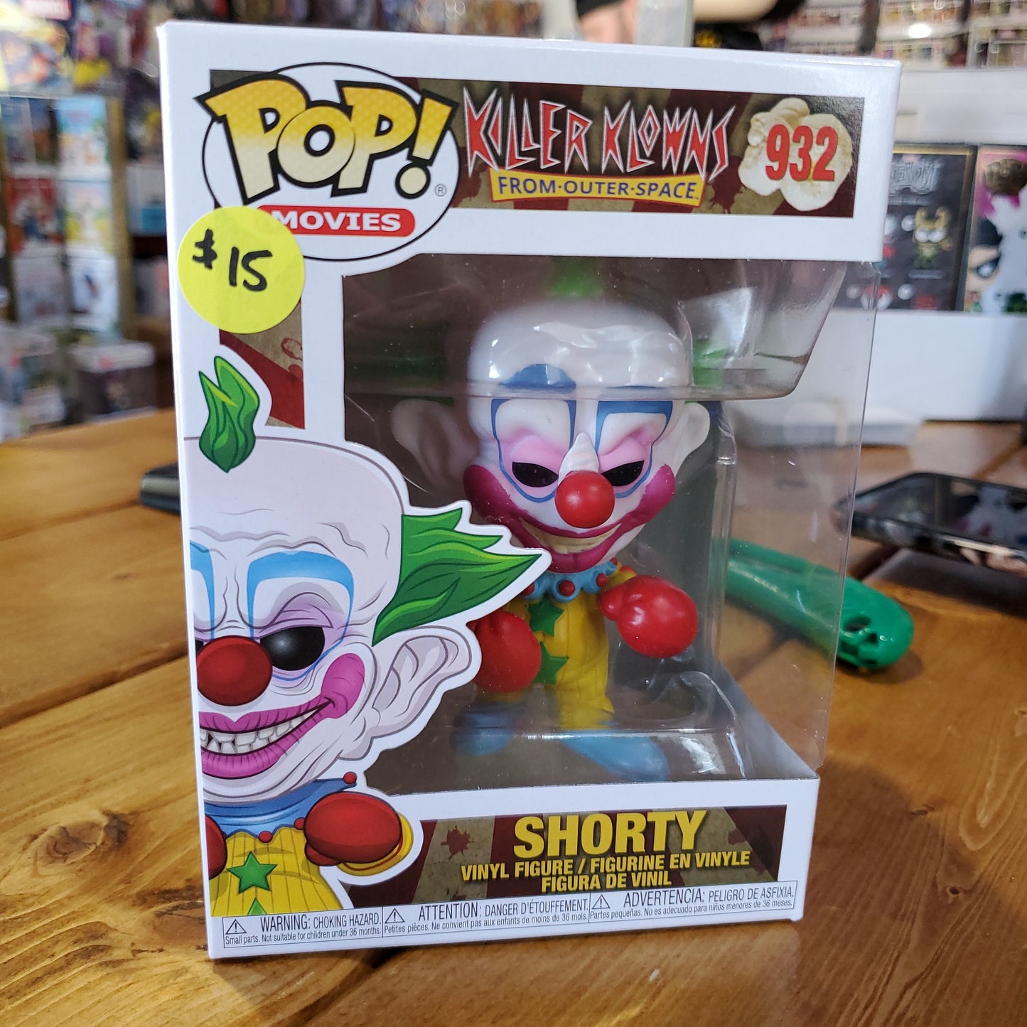 Killer Klowns from Outer Space Shorty 932 Figure Funko Pop! Vinyl