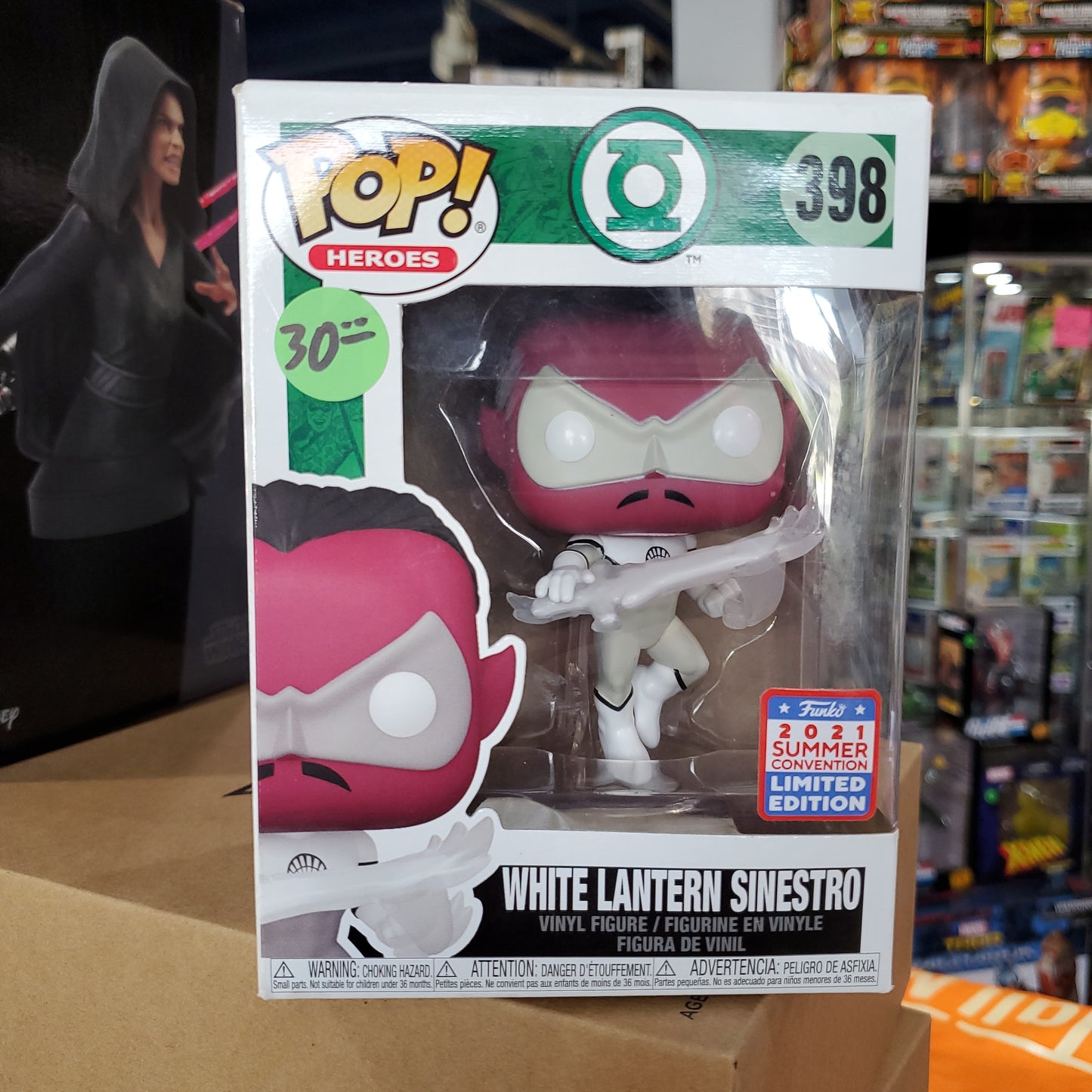 White Lantern Sinestro #398 Funko Pop! Vinyl Figure (dc comics)