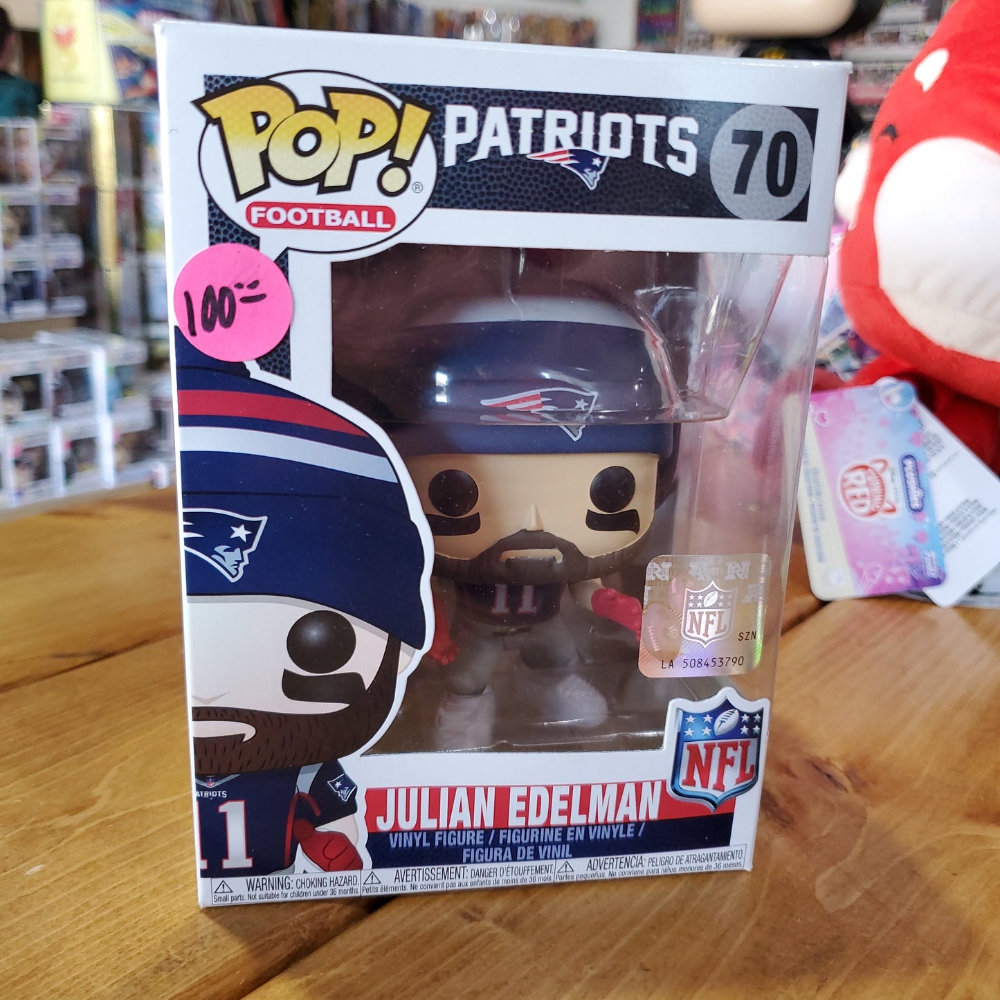 NFL Football - Julian Edelman #70 - Funko Pop! Vinyl sports