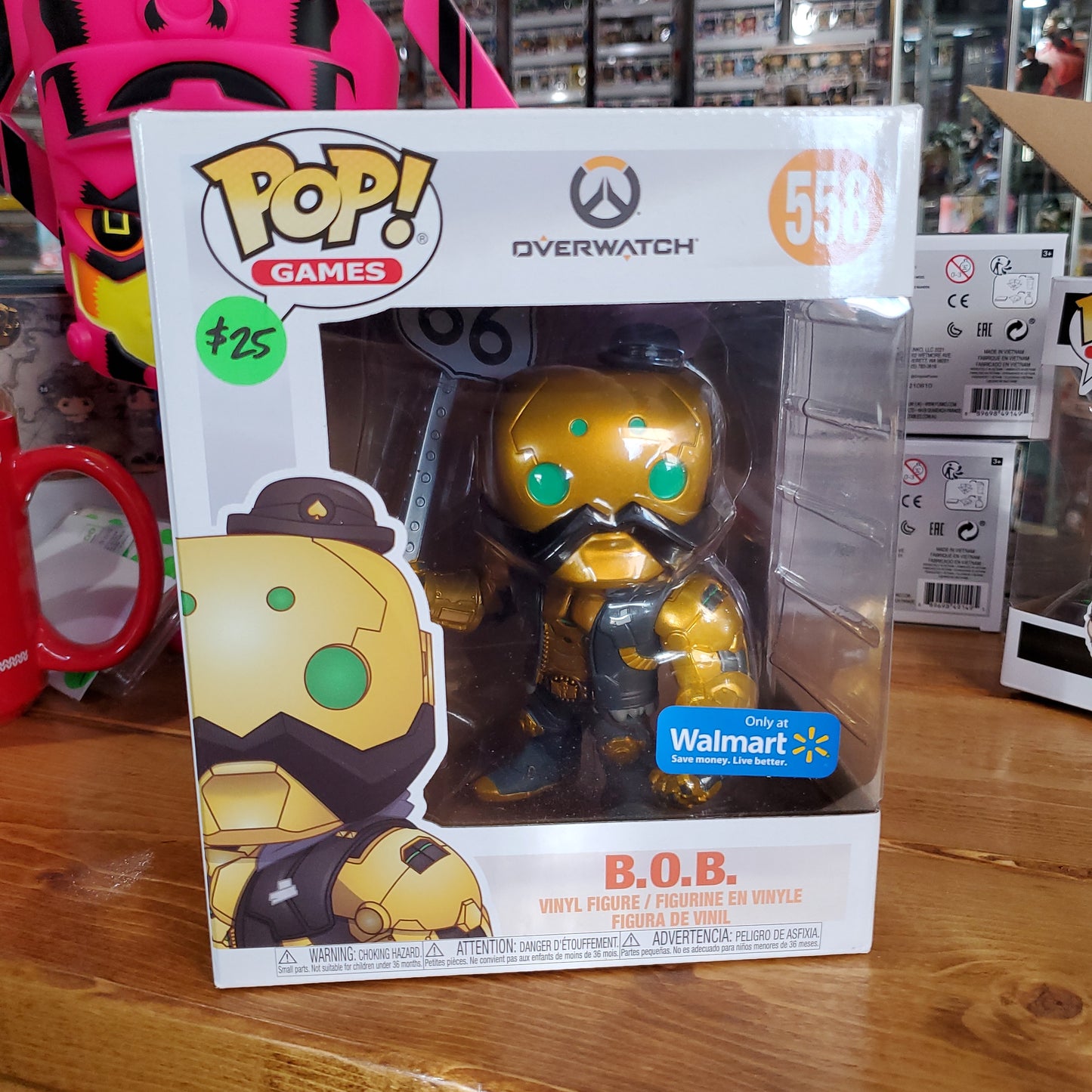Overwatch B.O.B 558 6 inch Funko Pop! Vinyl Figure