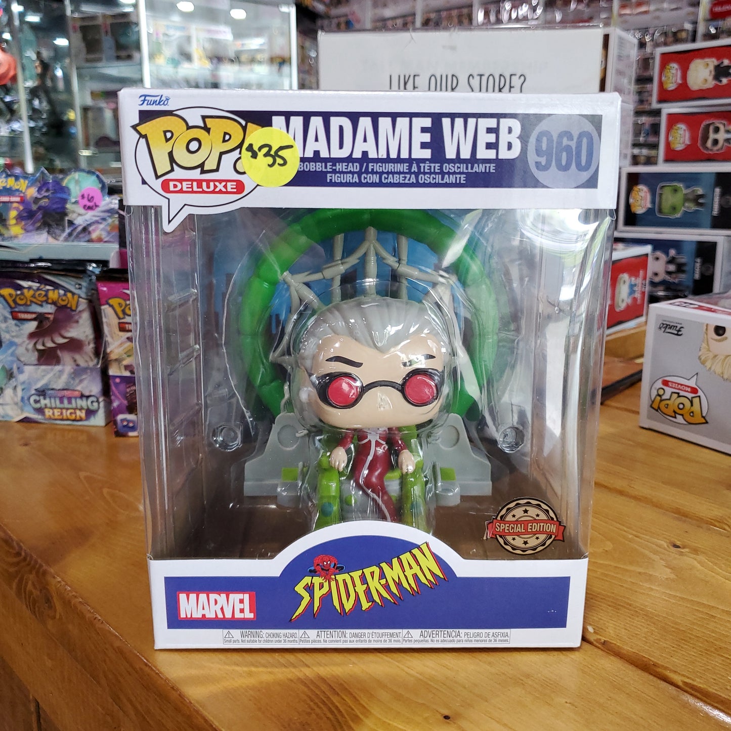Madame Web - Spider Man - Funko Pop! Deluxe Vinyl Figure Exclusive