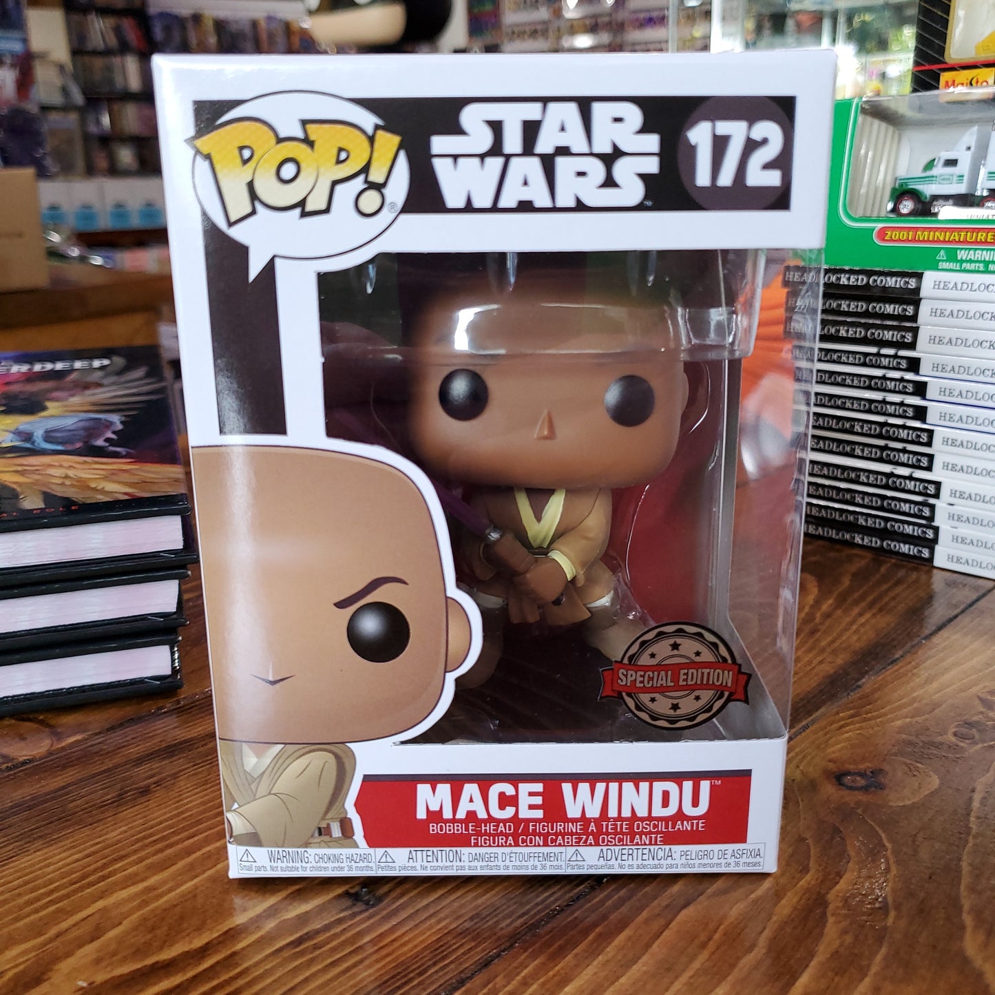 Star Wars Mace Windu #172 - Exclusive Funko Pop! Vinyl Bobble-Head