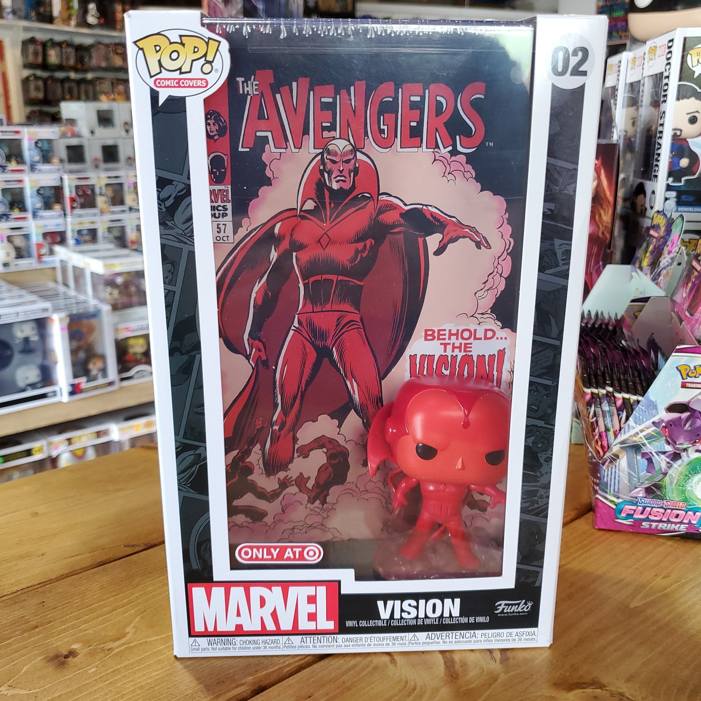 Comic Cover: Marvel - Vision 02 Funko Pop! Vinyl Figure